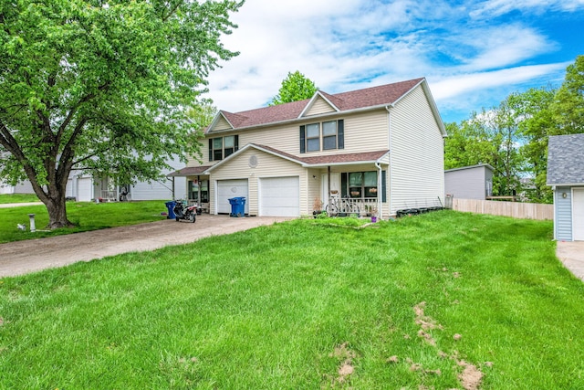 303 E Liberty Ln Unit A & B, Ashland, MO 63010 - view of front of property with driveway, covered porch, and roof with shingles
