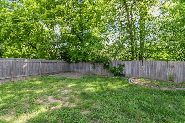 view of yard