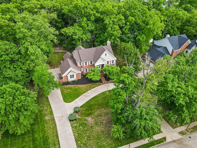 view of subject property