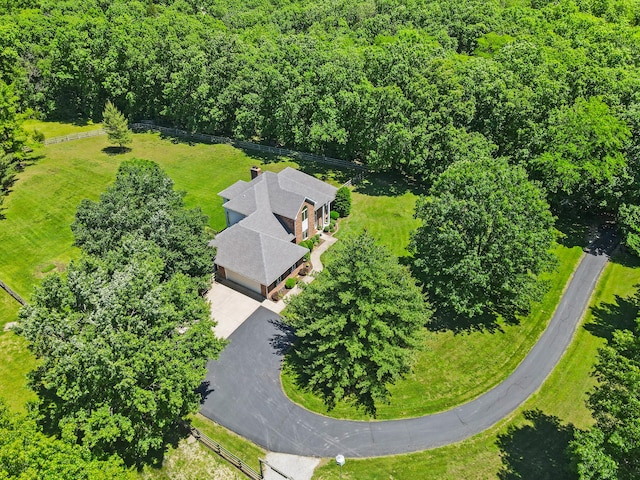 4700 E Deer Noll Rd, Columbia, MO 65201 - view from above of property