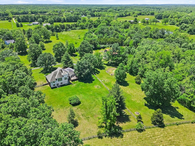 4700 E Deer Noll Rd, Columbia, MO 65201 - view of rural area with a heavily wooded area