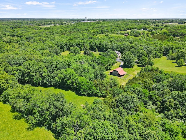 4700 E Deer Noll Rd, Columbia, MO 65201 - drone / aerial view of a forest