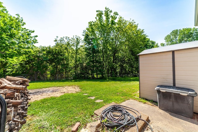 view of yard featuring a patio