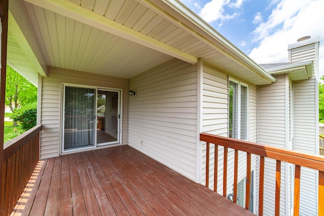view of deck