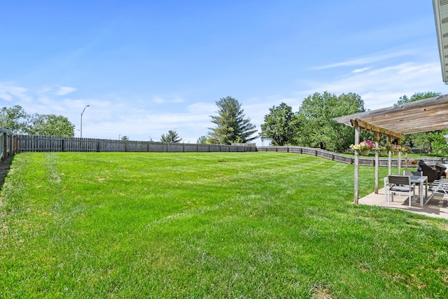 3605 Scottson Way, Columbia, MO 65203 - view of yard with a patio and a pergola