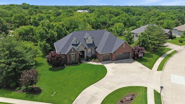 4710 Winding Wood Ct, Columbia, MO 65203 - view of subject property with a forest