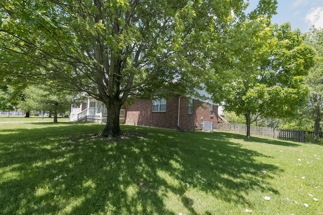 705 Redwood Dr, Ashland, MO 65010 - view of yard with central AC unit