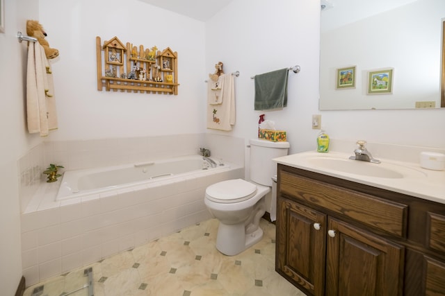 705 Redwood Dr, Ashland, MO 65010 - full bath with toilet, a garden tub, and vanity
