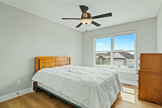 540 Angels Rest Way, Columbia, MO 65203 - bedroom featuring wood finished floors, baseboards, and ceiling fan