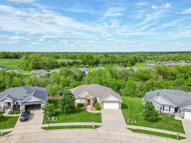 4105 Astoria Way, Columbia, MO 65203 - aerial perspective of suburban area