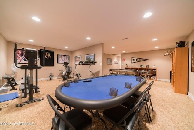 1200 Choctaw Ridge Dr, Holts Summit, MO 65043 - playroom featuring light colored carpet, recessed lighting, and baseboards