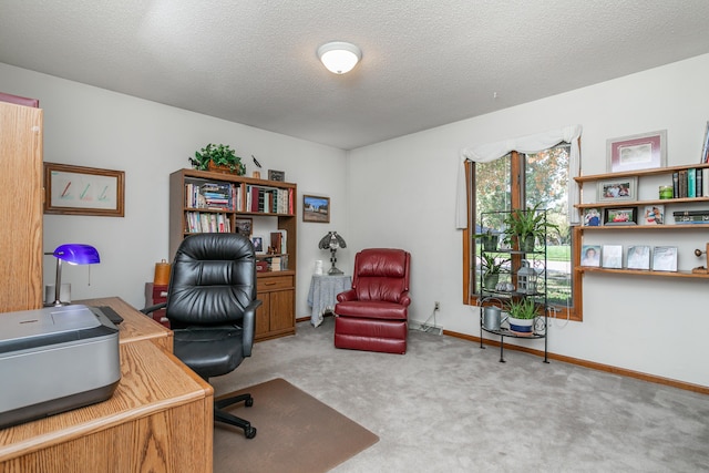 2512 Cimarron Dr, Columbia, MO 65203 - carpeted home office featuring baseboards