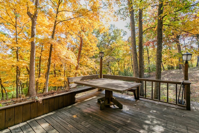 2512 Cimarron Dr, Columbia, MO 65203 - view of wooden terrace