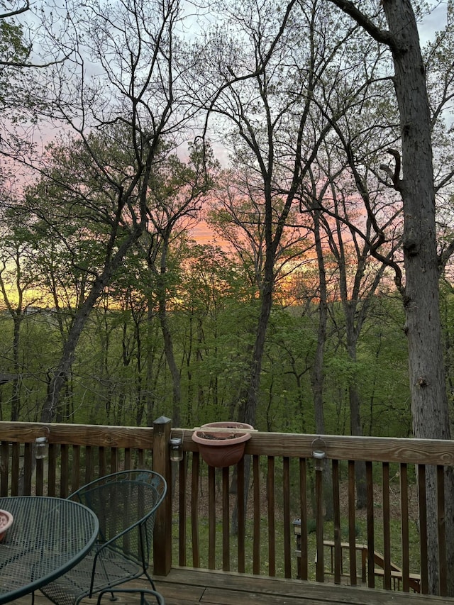 2512 Cimarron Dr, Columbia, MO 65203 - view of wooden deck