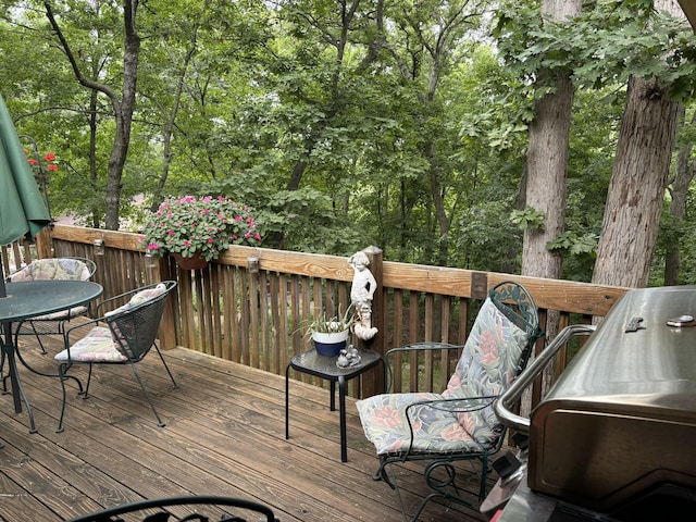 2512 Cimarron Dr, Columbia, MO 65203 - view of wooden deck