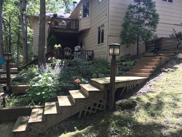 2512 Cimarron Dr, Columbia, MO 65203 - view of home's exterior featuring stairs