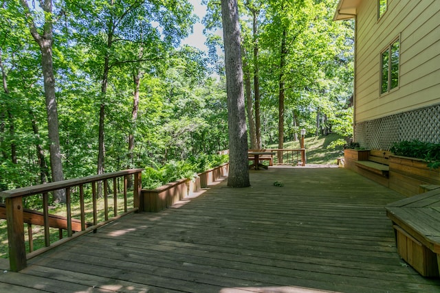 2512 Cimarron Dr, Columbia, MO 65203 - view of wooden deck