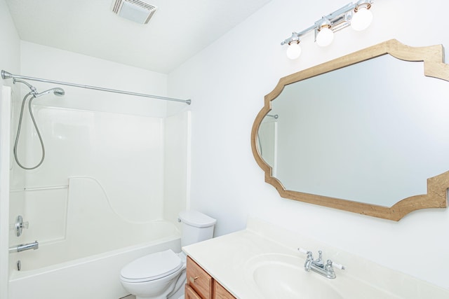 1050 Azoros Dr, Columbia, MO 65203 - full bathroom featuring vanity, toilet, and tub / shower combination
