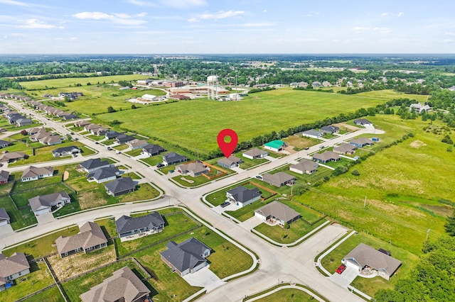 5111 Democracy Dr, Ashland, MO 65010 - aerial view of property and surrounding area with nearby suburban area