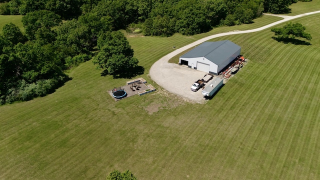 5100 E Dunbar Ln, Centralia, MO 65240 - view from above of property