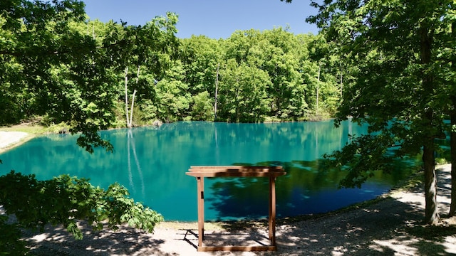 5100 E Dunbar Ln, Centralia, MO 65240 - dock with a water view and a wooded view