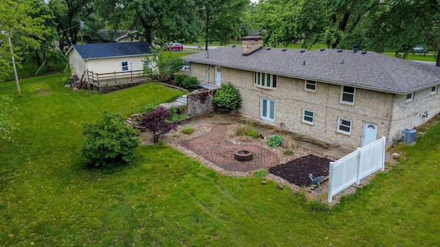1804 N Pin Oak Blvd, Columbia, MO 65202 - view from above of property with a tree filled landscape