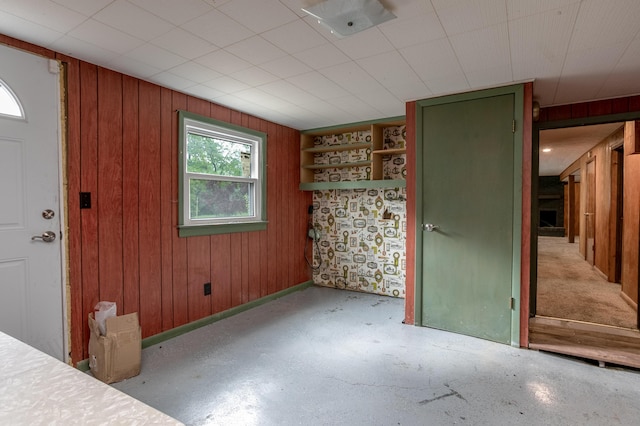 1804 N Pin Oak Blvd, Columbia, MO 65202 - unfurnished dining area with wooden walls and baseboards