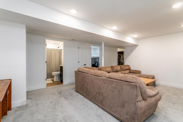 210 Hickam Aly, Ashland, MO 65010 - living area with light colored carpet and recessed lighting