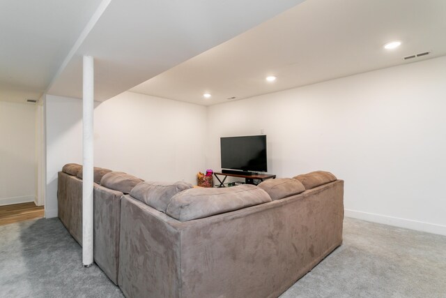 210 Hickam Aly, Ashland, MO 65010 - living area with light carpet and recessed lighting