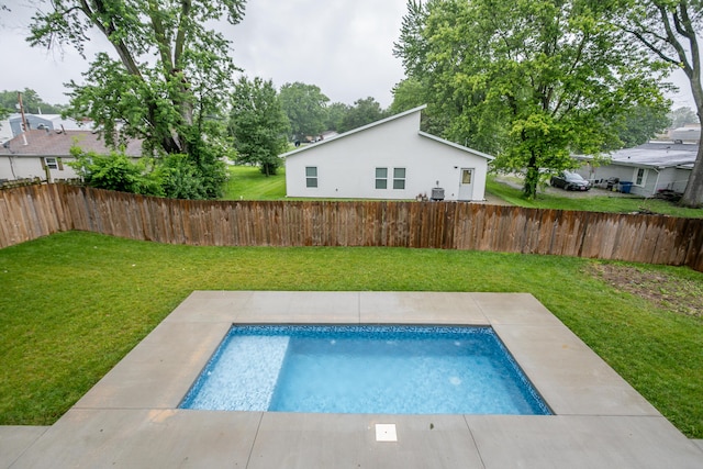 210 Hickam Aly, Ashland, MO 65010 - view of pool featuring a fenced backyard
