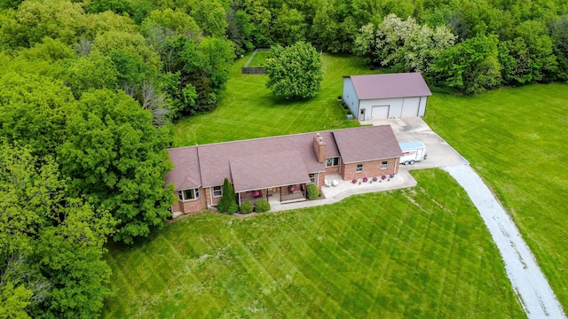 1820 N Hemlock Ridge Rd, Rocheport, MO 65279 - aerial view of property and surrounding area