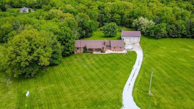 1820 N Hemlock Ridge Rd, Rocheport, MO 65279 - view of subject property with a forest