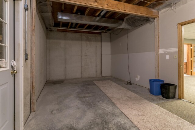 1820 N Hemlock Ridge Rd, Rocheport, MO 65279 - view of unfinished basement