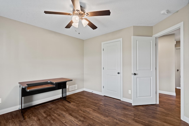 15620 Allegiance Ave, Ashland, MO 65010 - unfurnished bedroom featuring wood finished floors, baseboards, and ceiling fan