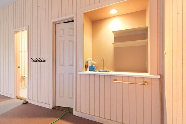 404 S Greenwood Ave, Columbia, MO 65203 - bar with carpet and a sink