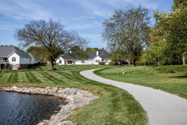 1411 Kinloch Ct, Columbia, MO 65203 - view of green lawn with a residential view