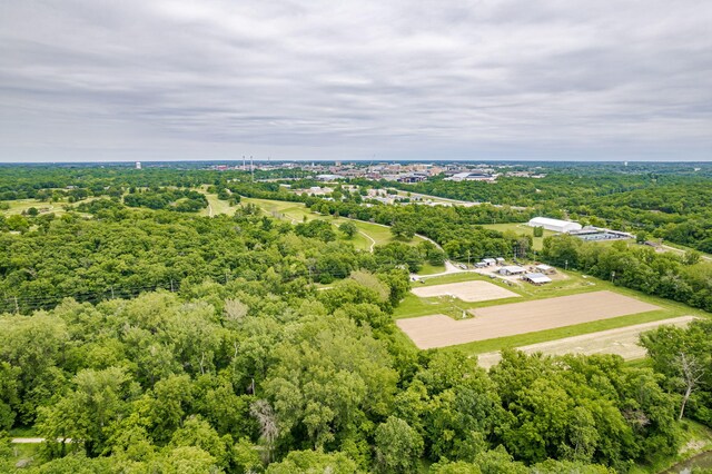 2416 Cimarron Dr, Columbia, MO 65203 - bird's eye view of a heavily wooded area