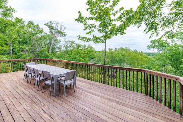 2416 Cimarron Dr, Columbia, MO 65203 - deck featuring outdoor dining space