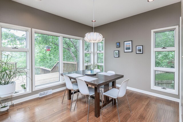 2416 Cimarron Dr, Columbia, MO 65203 - dining area featuring baseboards and healthy amount of natural light