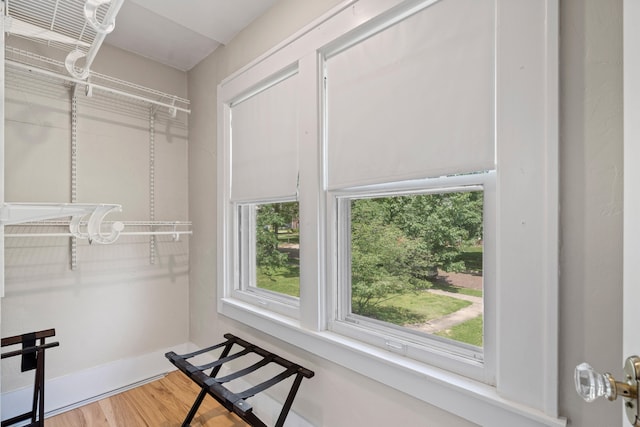 303 S Glenwood Ave, Columbia, MO 65203 - spacious closet with wood finished floors