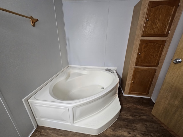 5181 N Jasmine Way, Columbia, MO 65202 - full bathroom with wood finished floors and a garden tub