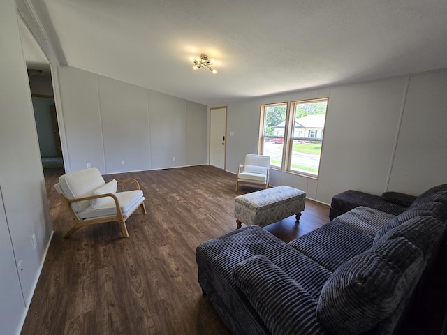 5181 N Jasmine Way, Columbia, MO 65202 - living room with dark wood-type flooring