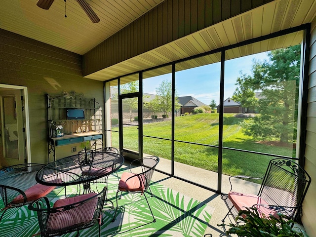 1904 Talco Dr, Columbia, MO 65201 - sunroom / solarium with ceiling fan and healthy amount of natural light
