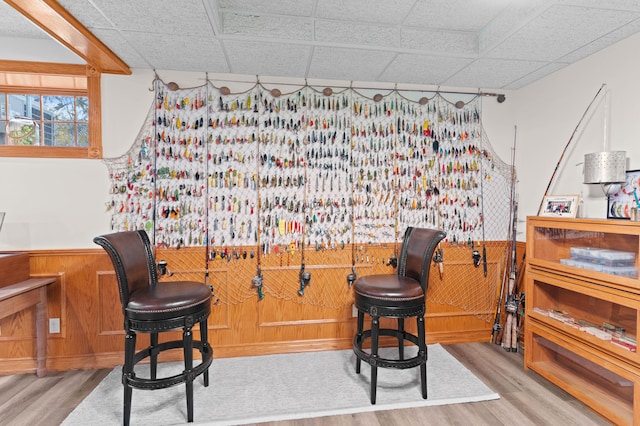 70 E High Point Ln, Columbia, MO 65203 - bar area featuring wood finished floors and wainscoting