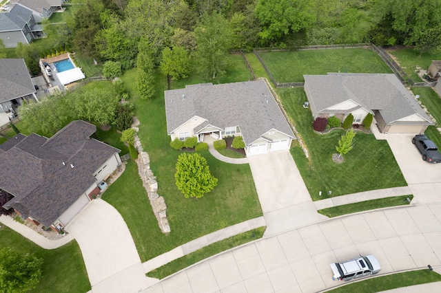 1703 Ballentine Ln, Columbia, MO 65201 - aerial perspective of suburban area