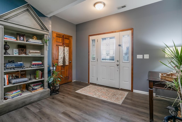205 Jameson Dr, Ashland, MO 65010 - entrance foyer featuring wood finished floors and baseboards