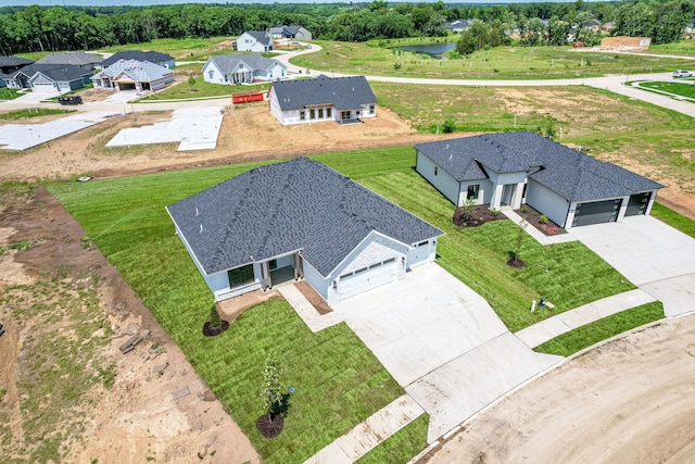 4505 Chambers Bay Dr, Columbia, MO 65201 - aerial view of property and surrounding area with a nearby body of water