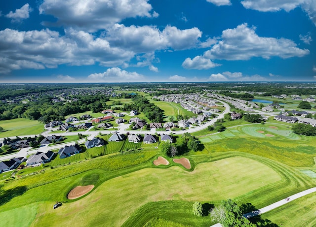602 E Old Hawthorne Dr, Columbia, MO 65201 - aerial perspective of suburban area with a local golf course and a large body of water