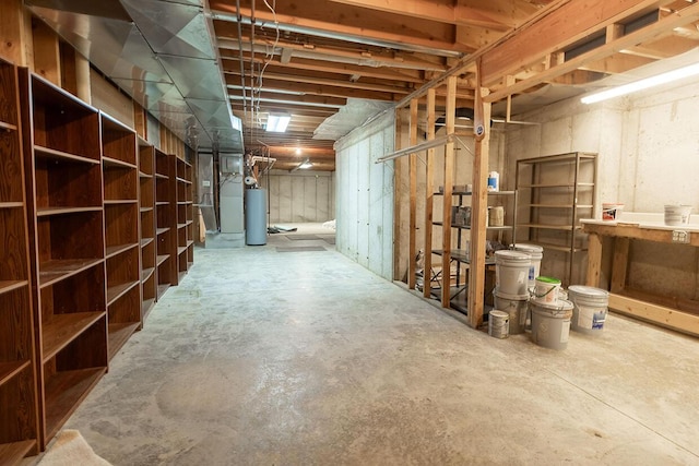 2409 Wild Oak Ct, Columbia, MO 65201 - unfinished below grade area with heating unit and water heater