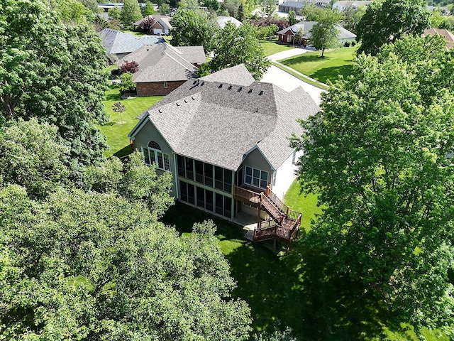 2409 Wild Oak Ct, Columbia, MO 65201 - view from above of property